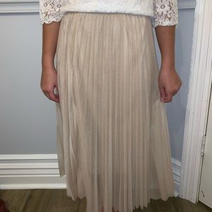 Gold skirt
